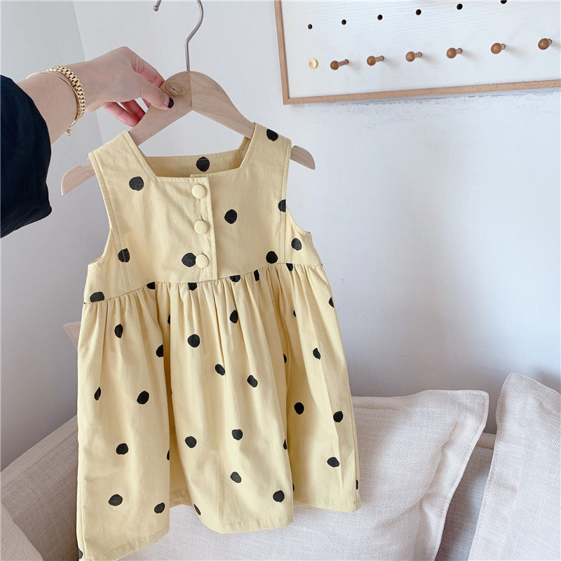 Polka dot princess dress