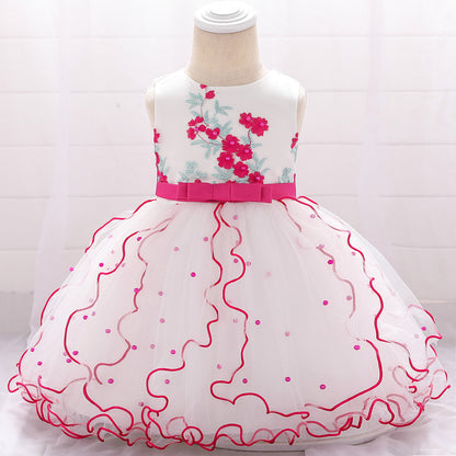 Children's Fashion Bowknot Dress Princess Dress
