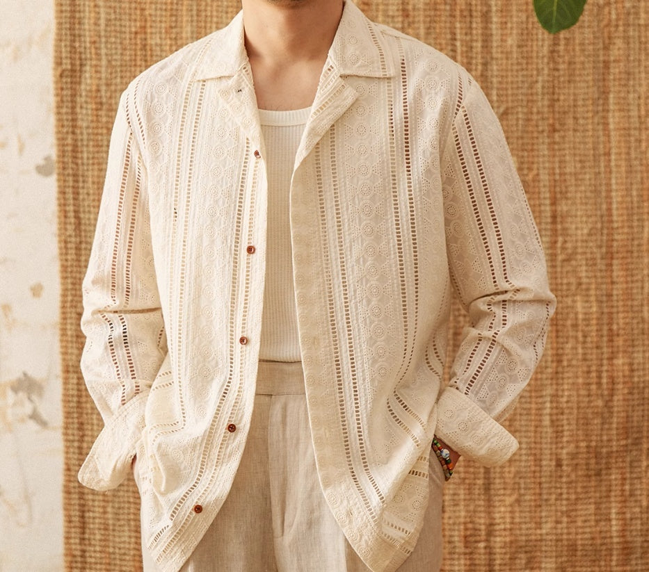 Cotton Long-sleeved Shirt Fashion Shirt