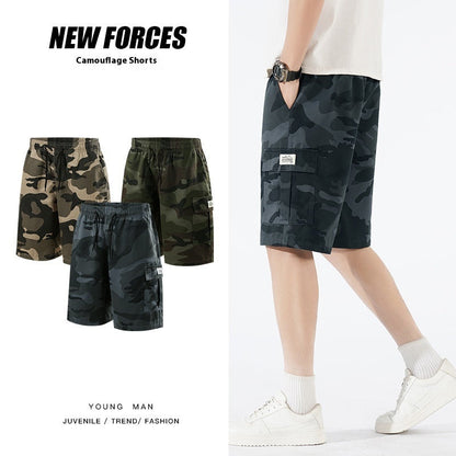 Workwear Camouflage Plus Size Loose Leisure Sports Men's Casual Pants