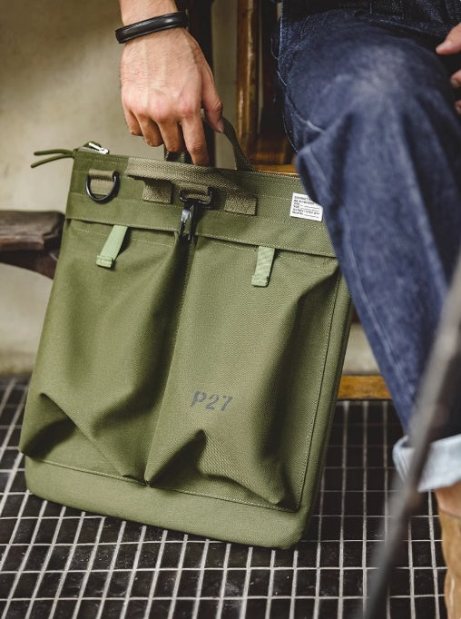 Marden Tooling Helmet Canvas Crossbody Bag Shoulder