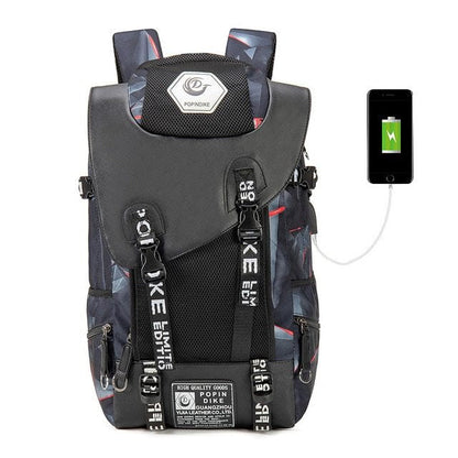 USB computer backpack