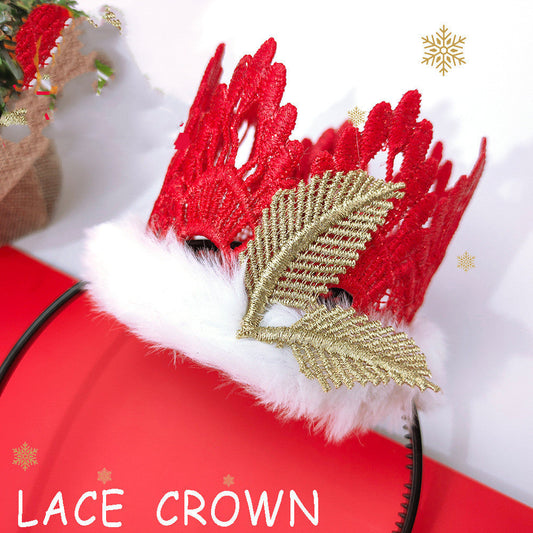 Children's Christmas Headband New Year Children's Hair Accessories Baby Three-dimensional