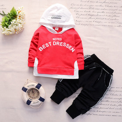 New Spring And Autumn Long-sleeved Hoodie Sweater Trousers Two-piece Set