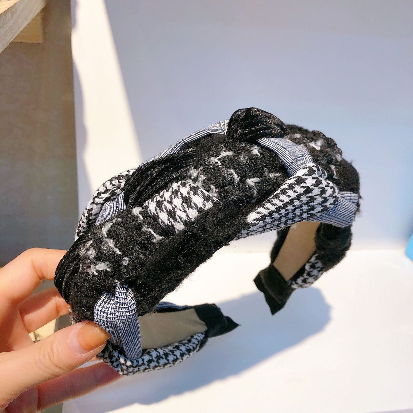 Hand-woven Braid Retro Simple Wide Headband