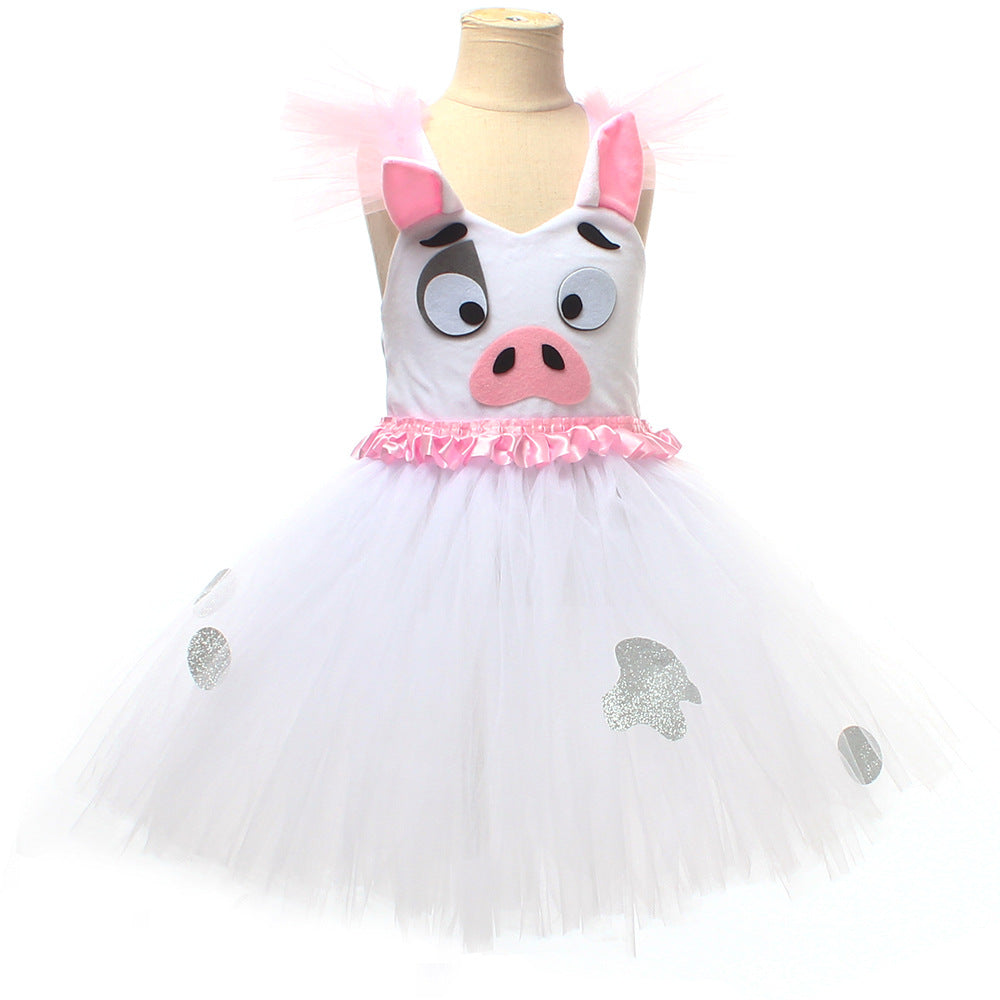 Cartoon Piggy Halloween Dress Up Costume Animal Dress