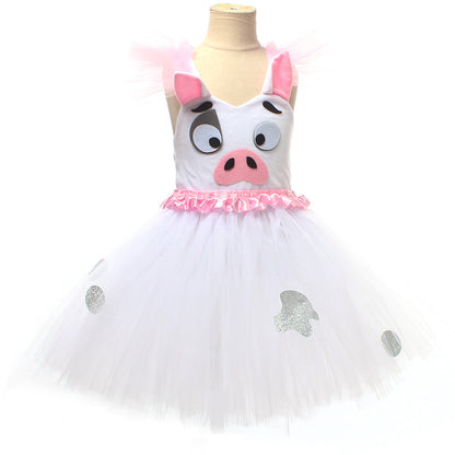 Cartoon Piggy Halloween Dress Up Costume Animal Dress