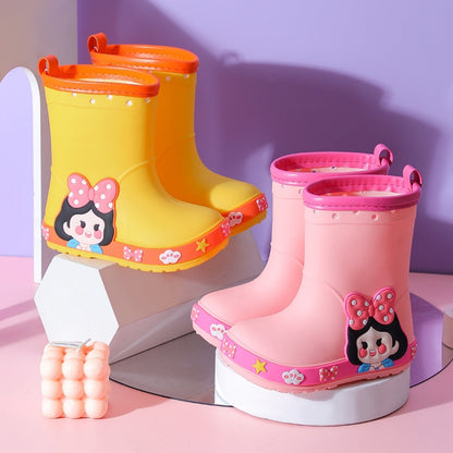 Girls' Kindergarten Non-slip Princess Rain Boots
