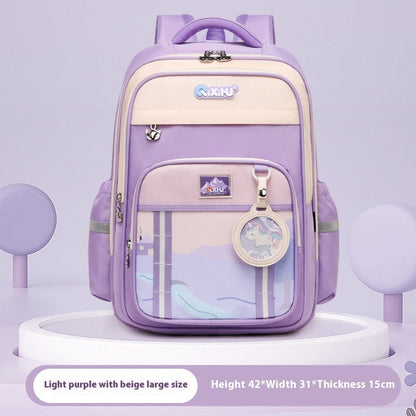 Large Capacity Primary School Student Schoolbag Lightweight And Wear-resistant