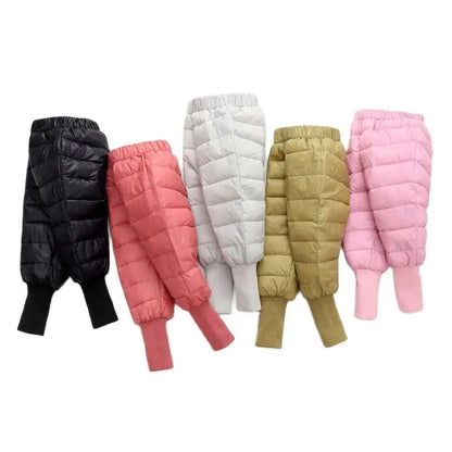 Winter Children Warm Overalls Autumn Girls Boys Thick Pants Baby Girl Jumpsuit For 1-5 years High Quality Kids Ski Down Overalls