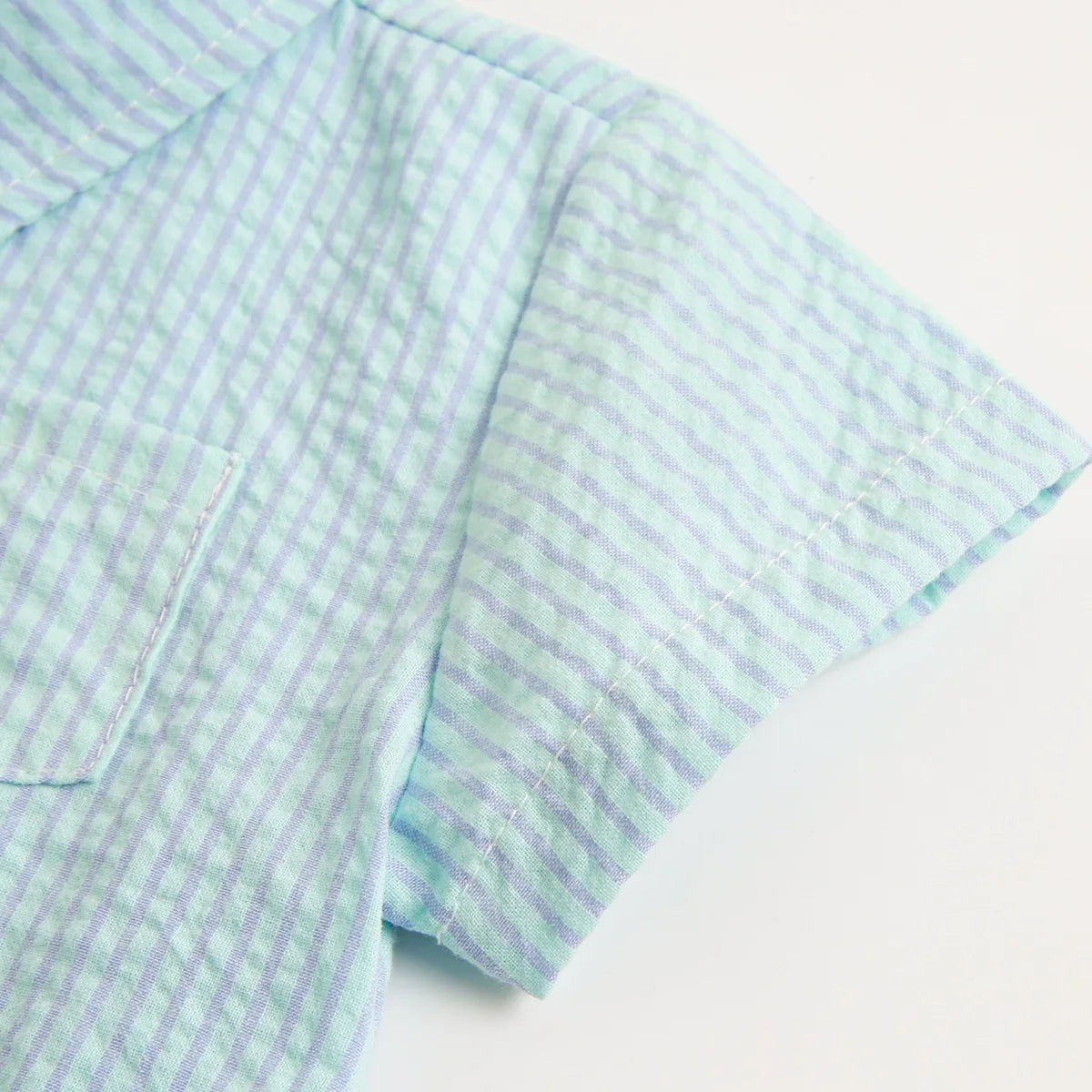 Sanlutoz Baby Boys Summer Bodysuits Cotton Short Sleeve Infants Boys Plaid Clothing Onesies Fashion