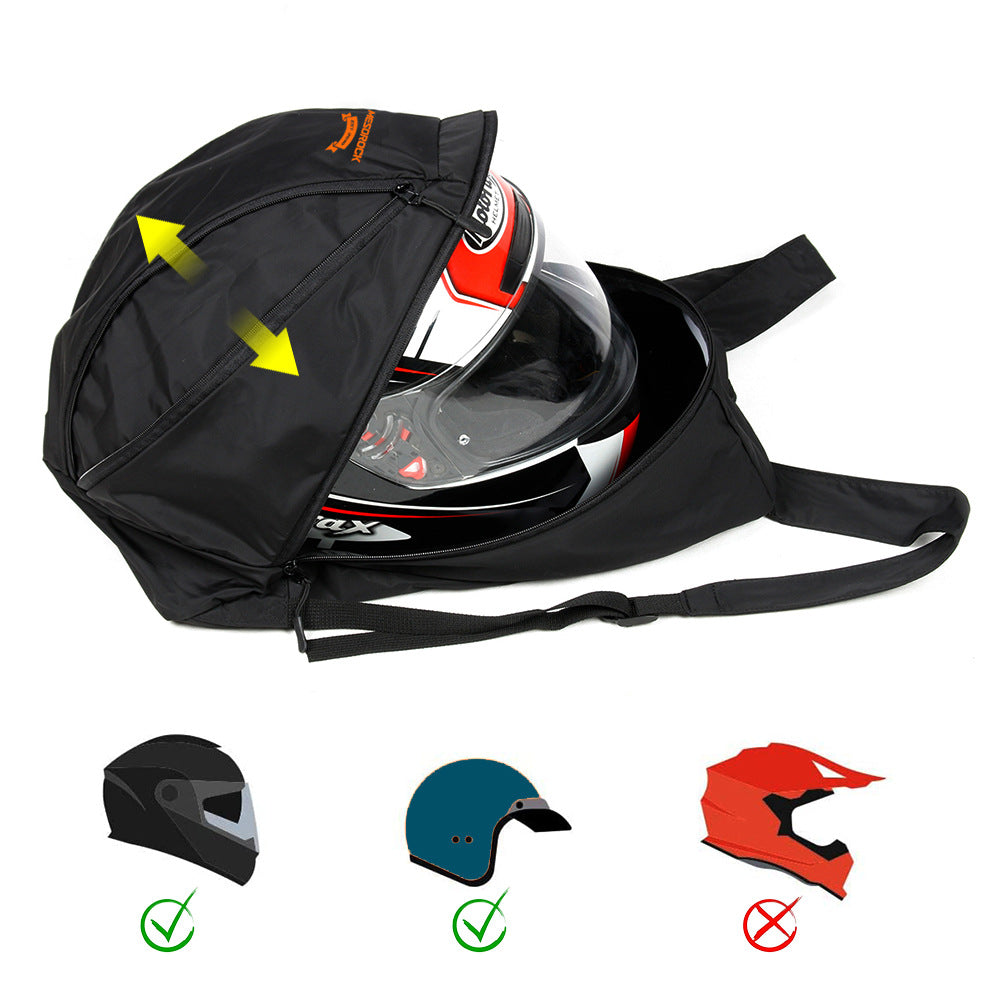Motorcycle Backpack Locomotive Helmet Bag Foldable Waterproof