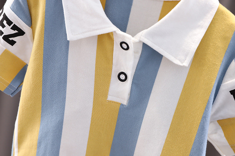 Summer Fashion Baby Boy Clothes Sets T-shirt + Pants 1-4T Toddler Casual Clothing Suits Children Kids Boys Outfits Suit