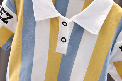 Summer Fashion Baby Boy Clothes Sets T-shirt + Pants 1-4T Toddler Casual Clothing Suits Children Kids Boys Outfits Suit