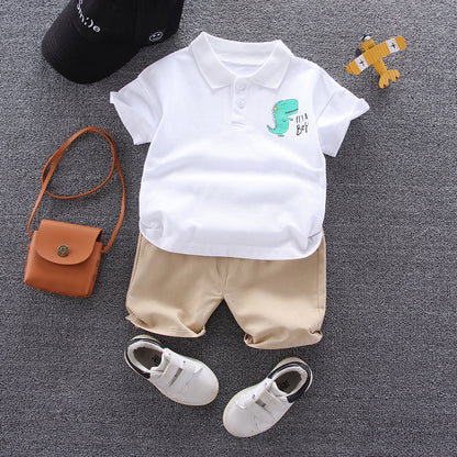 Summer Fashion Baby Boy Clothes Sets T-shirt + Pants 1-4T Toddler Casual Clothing Suits Children Kids Boys Outfits Suit