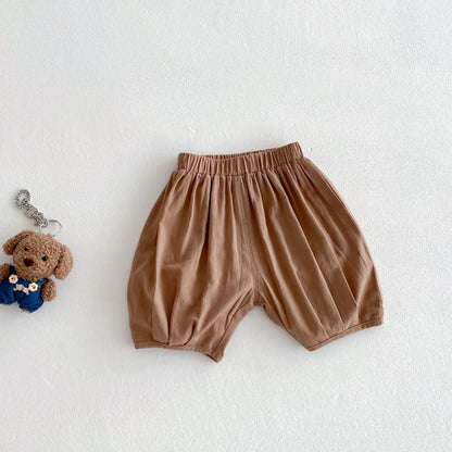 Boys' Fashion Summer Dress 2025 New Summer Children's Western Style Korean Edition Painting Shirt Baby Solid Color Casual Pants