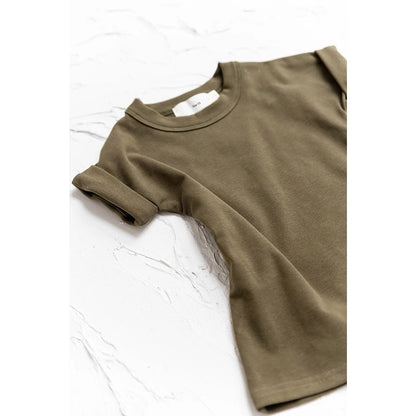 Toddler Baby Boys Clothes Fashion Summer Outfit Sets Short Sleeve Solid Color Tops  Shorts 2PCS Casual Kids Clothes  Suit