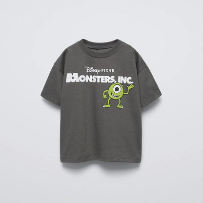 2025 New Summer Clothes Boys T-shirt Cartoon Fashion Kids Short Sleeve Tees Tops Trendy Design Children's Wear Crewneck T Shirts