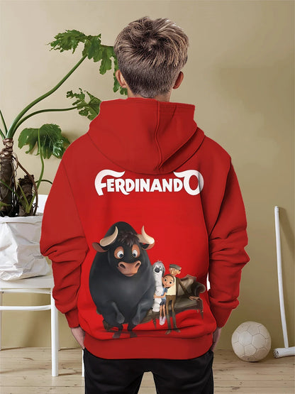 3D Print All Ferdinands Cartoon Seasons Children Casual Sweatshirt Cool Pullover Tops Unisex Clothes Boy Girl Hoodies