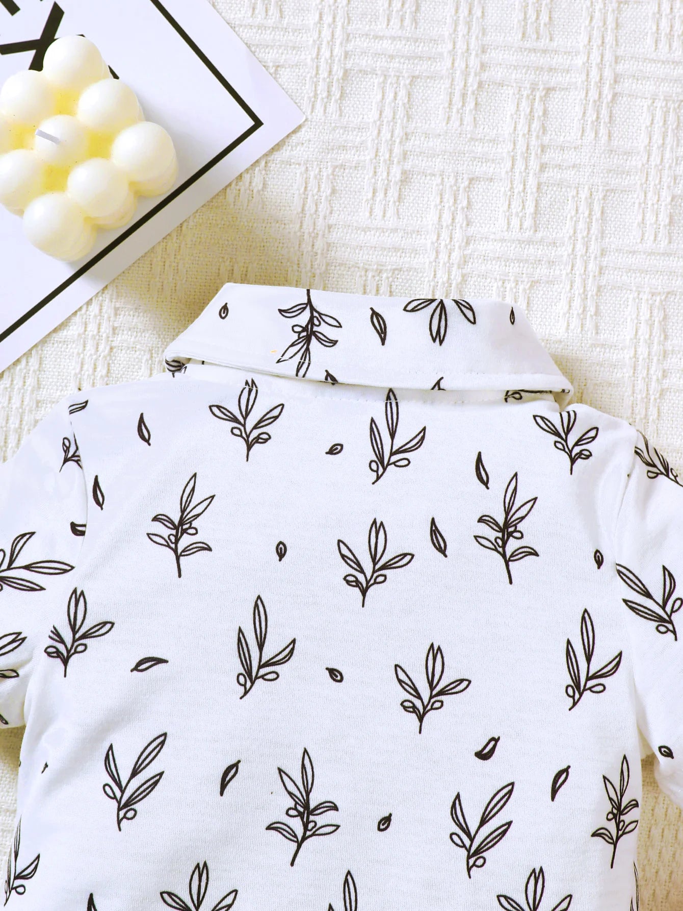 Summer  0-1 Years Old  Infant  Baby   Boys  Printed  Short-Sleeved  Top  And  Strap  Shorts    3-Piece  Set   With  Hat