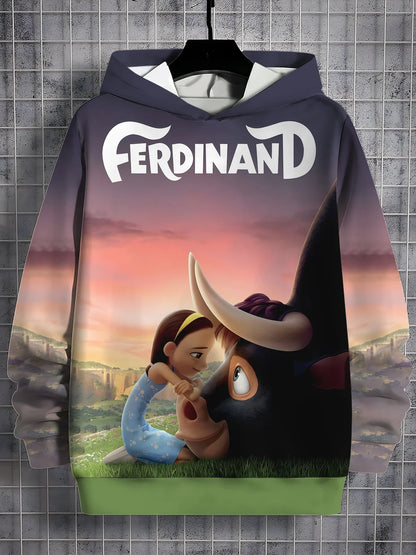 3D Print All Ferdinands Cartoon Seasons Children Casual Sweatshirt Cool Pullover Tops Unisex Clothes Boy Girl Hoodies