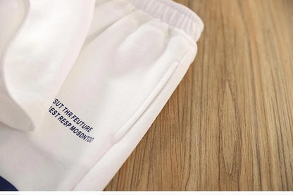 Summer Boys Sets for Children Sports Suits 4-14 Years Boys Tops T-Shirt +Short Pants 2pcs Sets Kids Outfit Teen-agers Sports Set