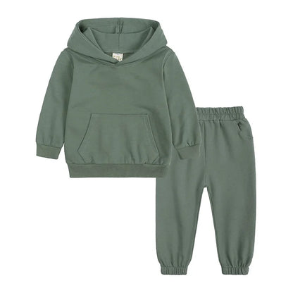 Children Clothes Kids Suit Sweater Girl Hooded Hoodies Pullover Sweatshirt Pant Spring Autumn Girl Boy Tracksuit Sportswear