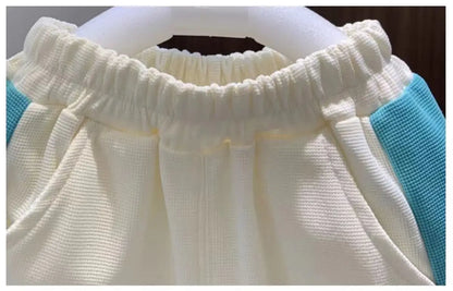 Boys Summer Clothing Children's Fashion Short sleeved Set New Korean Edition Fashionable Boys Summer Thin Casual Two Piece Set