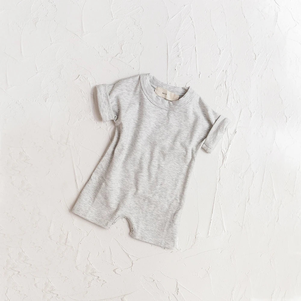 Toddler Baby Boys Clothes Fashion Summer Outfit Sets Short Sleeve Solid Color Tops  Shorts 2PCS Casual Kids Clothes  Suit