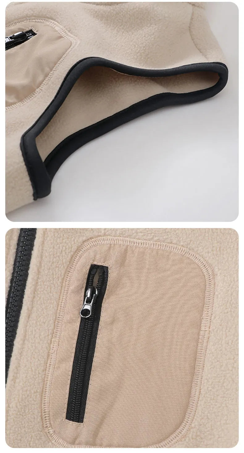 4-18 Years Boys Girls Polar Fleece Vest Autumn Winter Thick Warm Teen Children Tops Outerwear 5A Antimicrobial Kids Waistcoats