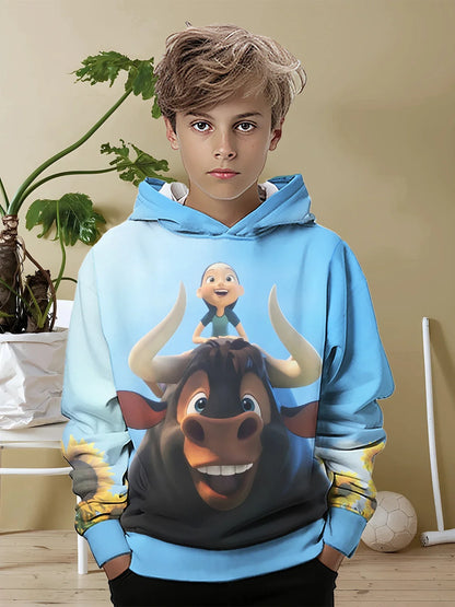 3D Print All Ferdinands Cartoon Seasons Children Casual Sweatshirt Cool Pullover Tops Unisex Clothes Boy Girl Hoodies