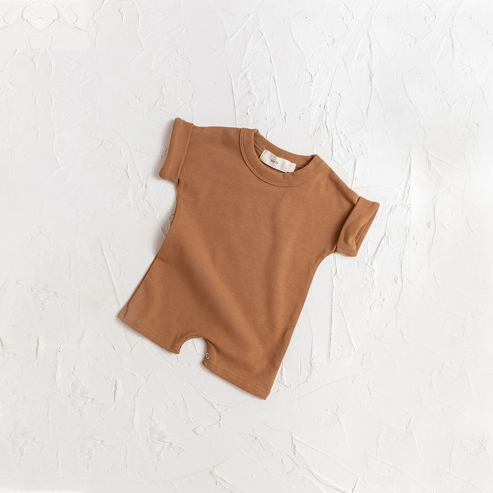 Toddler Baby Boys Clothes Fashion Summer Outfit Sets Short Sleeve Solid Color Tops  Shorts 2PCS Casual Kids Clothes  Suit