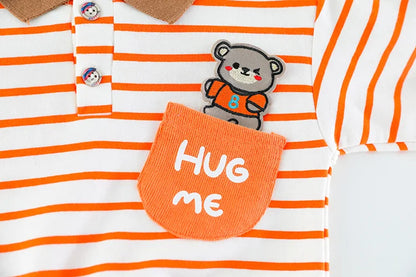 New Spring Autumn Baby Girl Clothes Boys Clothing Children Striped T-Shirt Pants 2Pcs/Set Toddler Casual Costume Kids Tracksuits