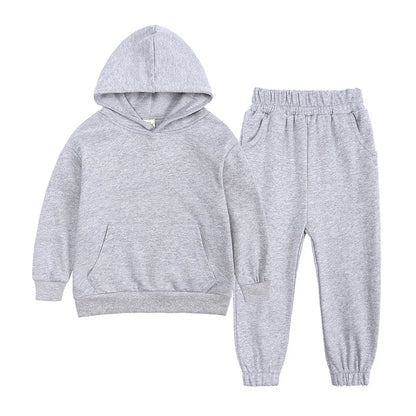 Children Clothes Kids Suit Sweater Girl Hooded Hoodies Pullover Sweatshirt Pant Spring Autumn Girl Boy Tracksuit Sportswear