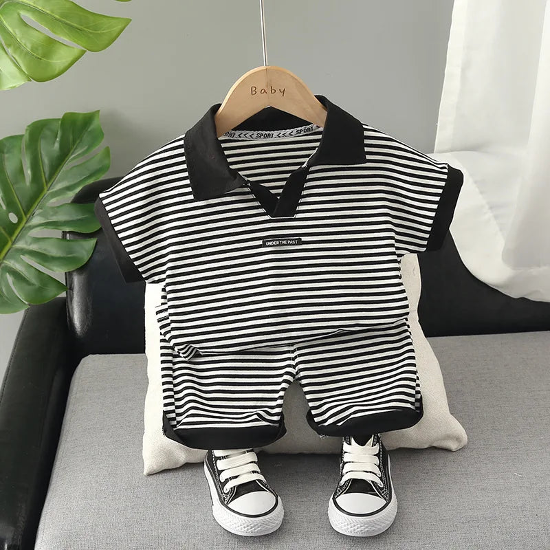 Summer Fashion Baby Boy Clothes Sets T-shirt + Pants 1-4T Toddler Casual Clothing Suits Children Kids Boys Outfits Suit
