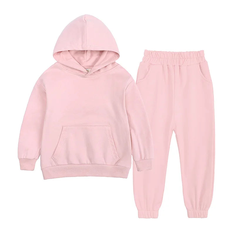 Children Clothes Kids Suit Sweater Girl Hooded Hoodies Pullover Sweatshirt Pant Spring Autumn Girl Boy Tracksuit Sportswear