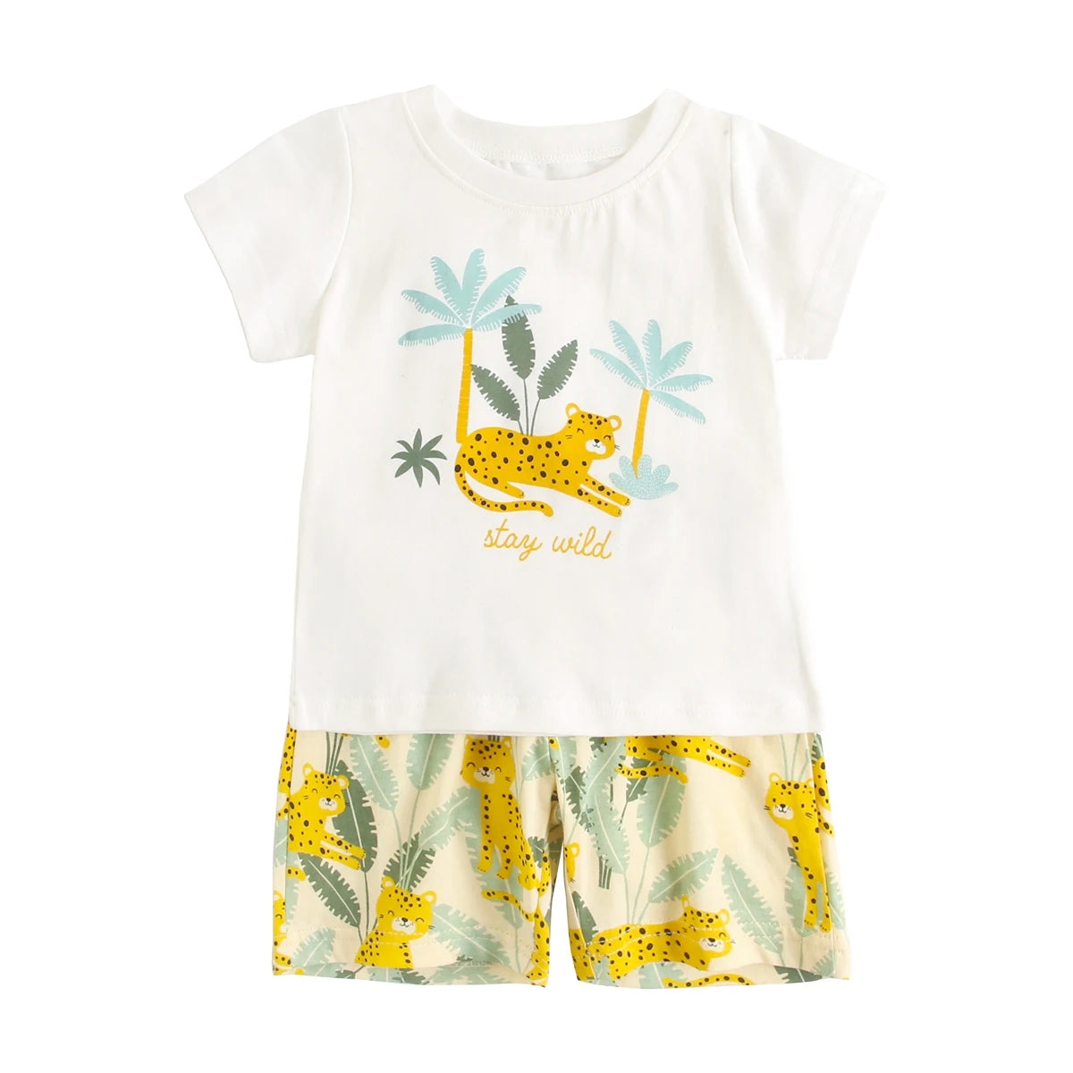 Sanlutoz Cotton Toddler Boys Summer Sleeveless Bodysuits Casual Infants Boys Animal Clothes