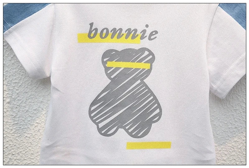 New Summer Baby Clothes For Boys Casual Cartoon T-Shirt Shorts 2Pcs/Set Toddler Costume Kids Children Outfits Infant Tracksuits