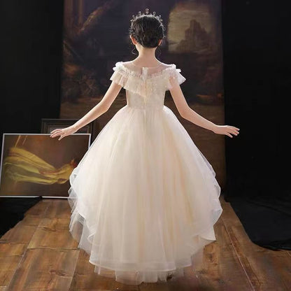 Children's Dress High-end Trailing Princess Dress