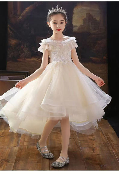 Children's Dress High-end Trailing Princess Dress