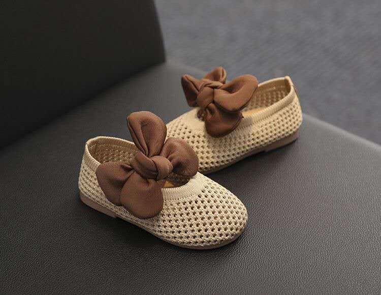 Summer New Children's Shoes Fashion Soft Bottom Baby Breathable Little Princess Hole Mesh Shoes