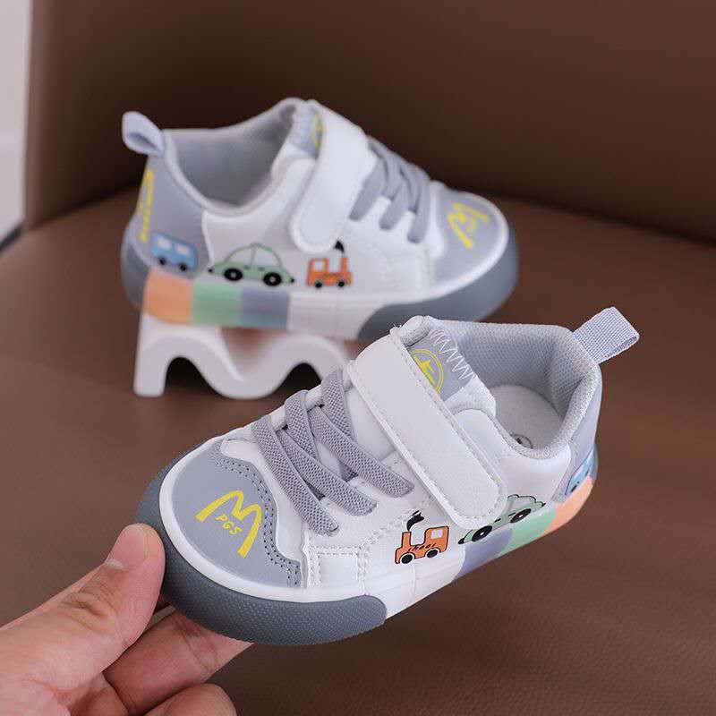 Toddlers Girls Boys Mesh Breathable Soft Soles Shoes Children's Spring Autumn Cartoon Casual Sport Shoes