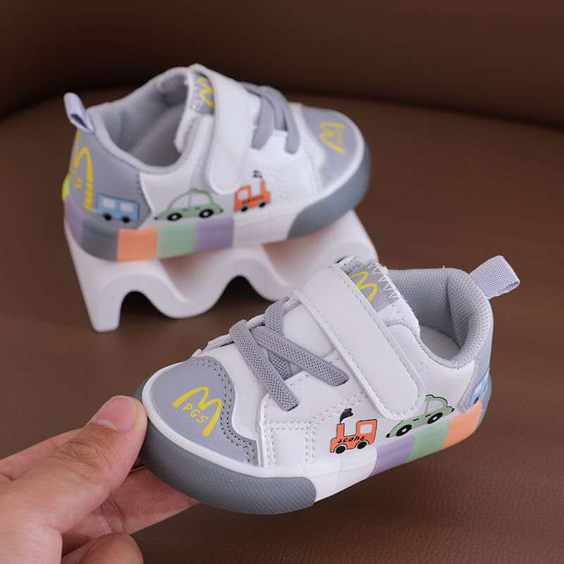 Toddlers Girls Boys Mesh Breathable Soft Soles Shoes Children's Spring Autumn Cartoon Casual Sport Shoes