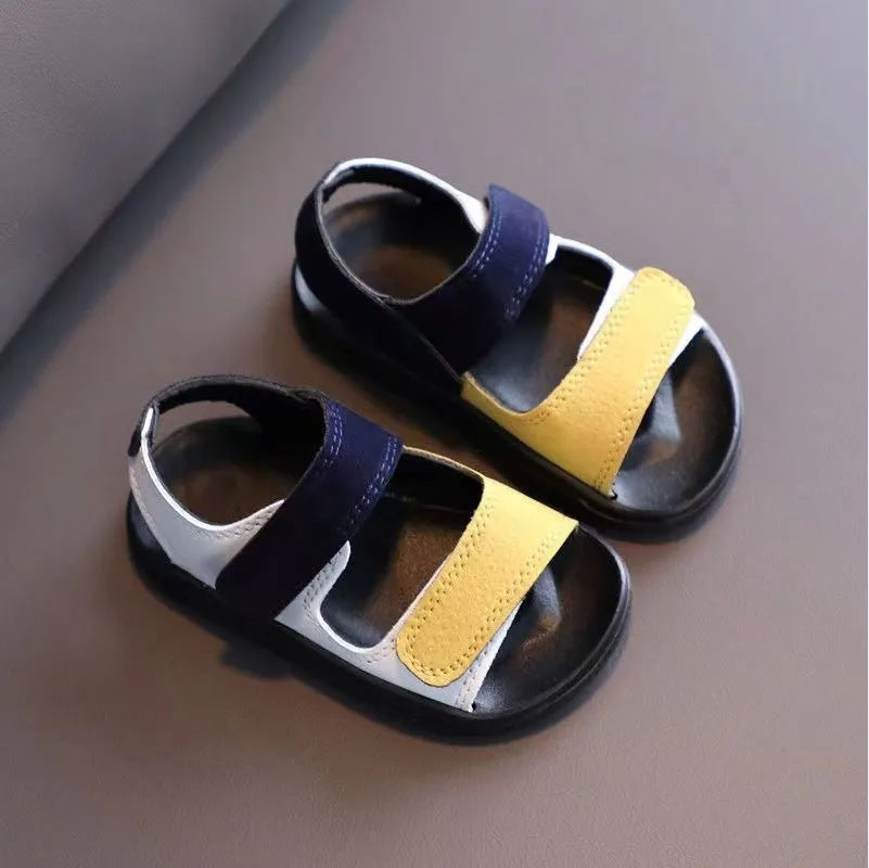 Kids Sandals Summer Fashion Boys Beach Sandals Non-slip First Walkers
