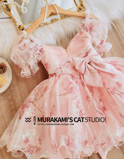 Bride Fellow Kids Wedding Birthday Party Sweet Evening Dress