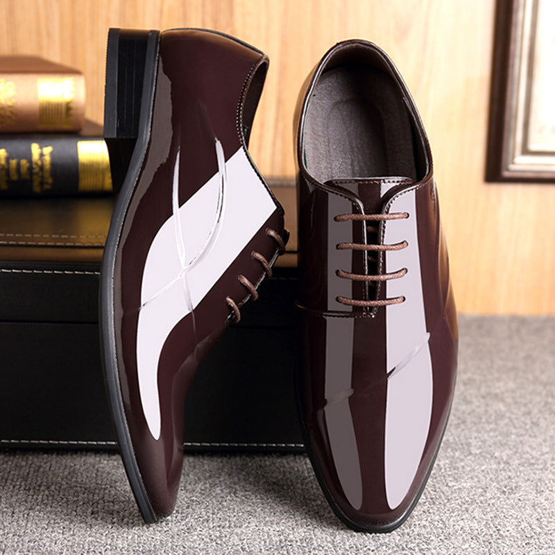 New Men's Business Formal Leather Shoes
