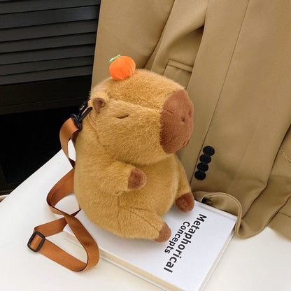 Cute Capybara Doll Bag Girl Student