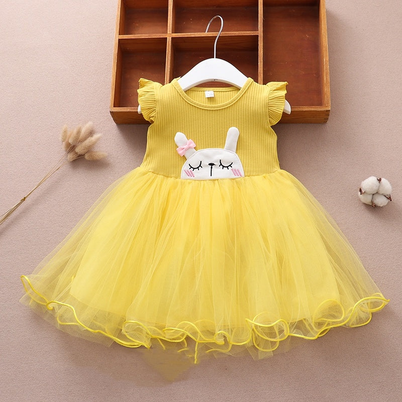 Girls' Summer Vest Princess Dress