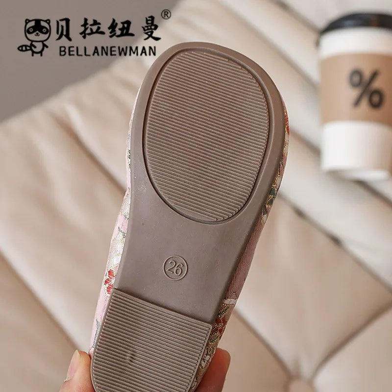 Children's Bow Slip-On Princess Shoes