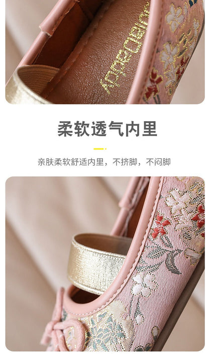 Children's Bow Slip-On Princess Shoes